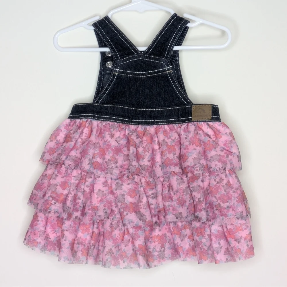 Jordache Flower Tutu Jumper Overall 18m